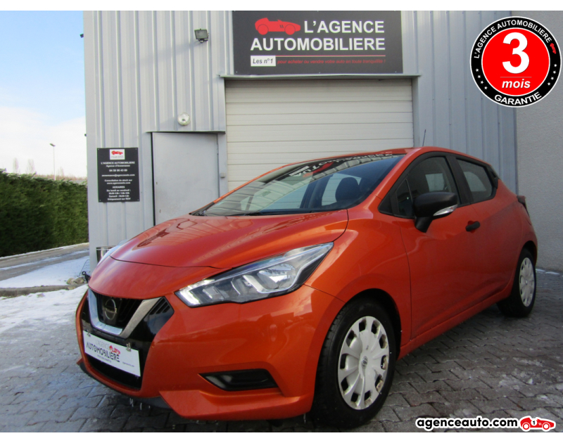 Achat voiture occasion, Auto occasion pas cher | Agence Auto Nissan Micra 1.0 IG-T 100 CV VISIA PACK Orange Année 2019 Manuelle Essence